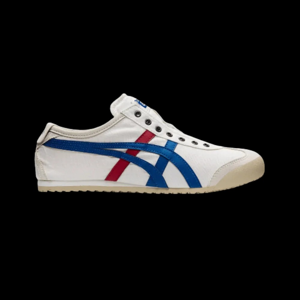 Onitsuka Tiger Mexico 66 Slip-On White Blue Red - HypeFly India View 1