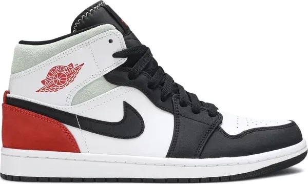 Air Jordan 1 Mid SE 'Red Black Toe' - HypeFly India View 1