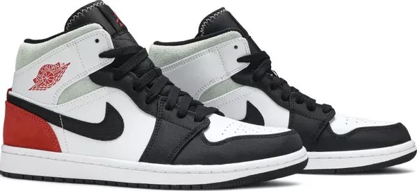 Air Jordan 1 Mid SE 'Red Black Toe' - HypeFly India View 2