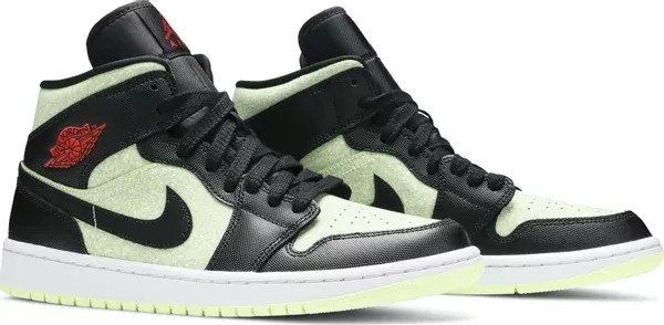 Air Jordan 1 Mid SE 'Black Barely Volt' - HypeFly India View 2