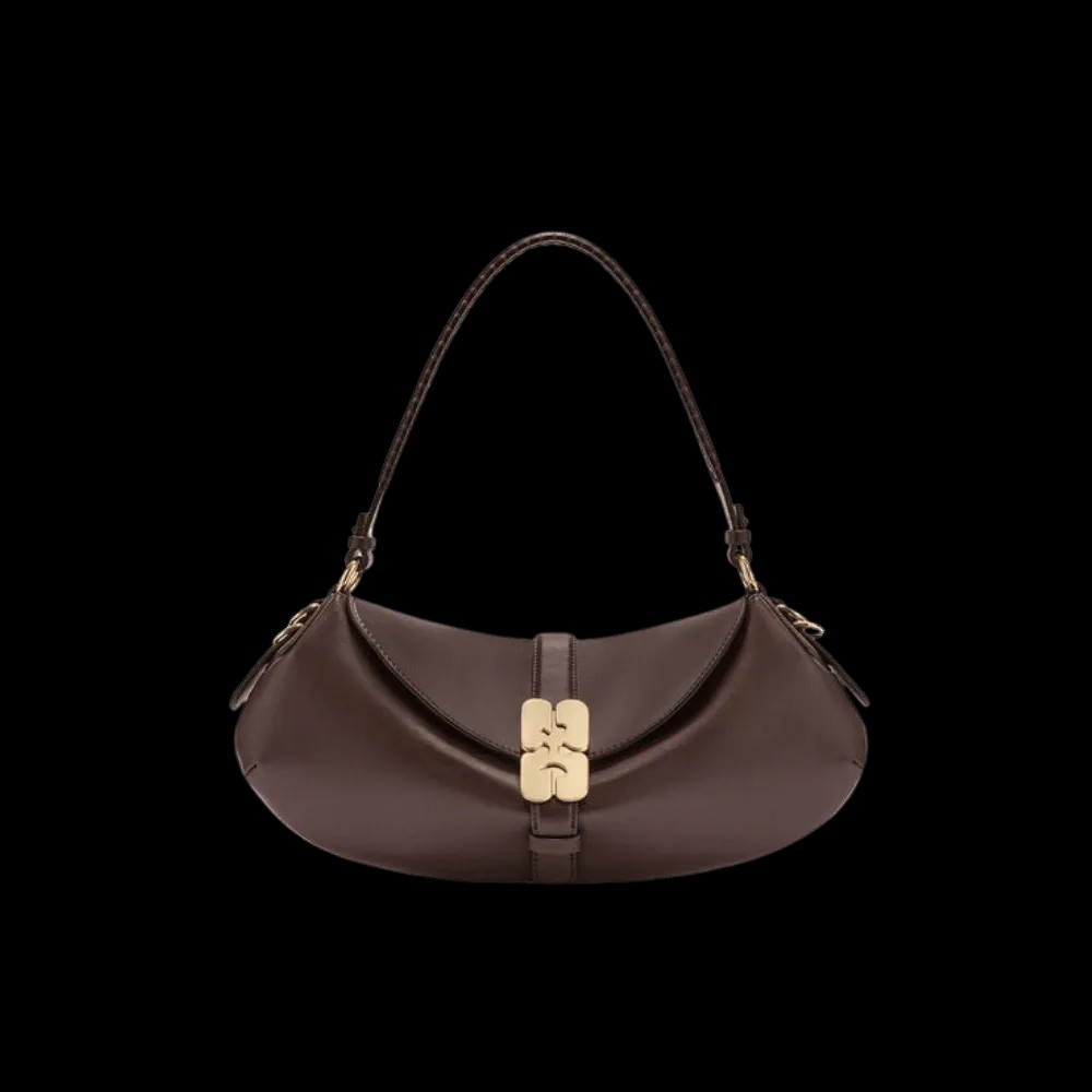 Ganni B-Kat Bag in Brown - HypeFly India View 1