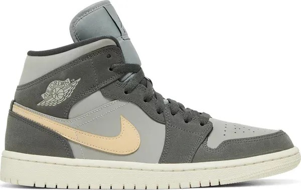 Air Jordan 1 Mid 'Iron Grey Onyx' - HypeFly India View 1
