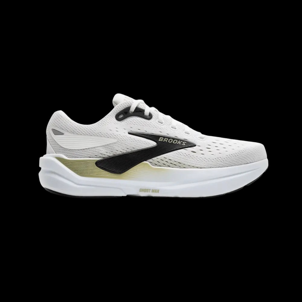 Brooks Ghost Max 3 Bright White Tea Black - HypeFly India View 1