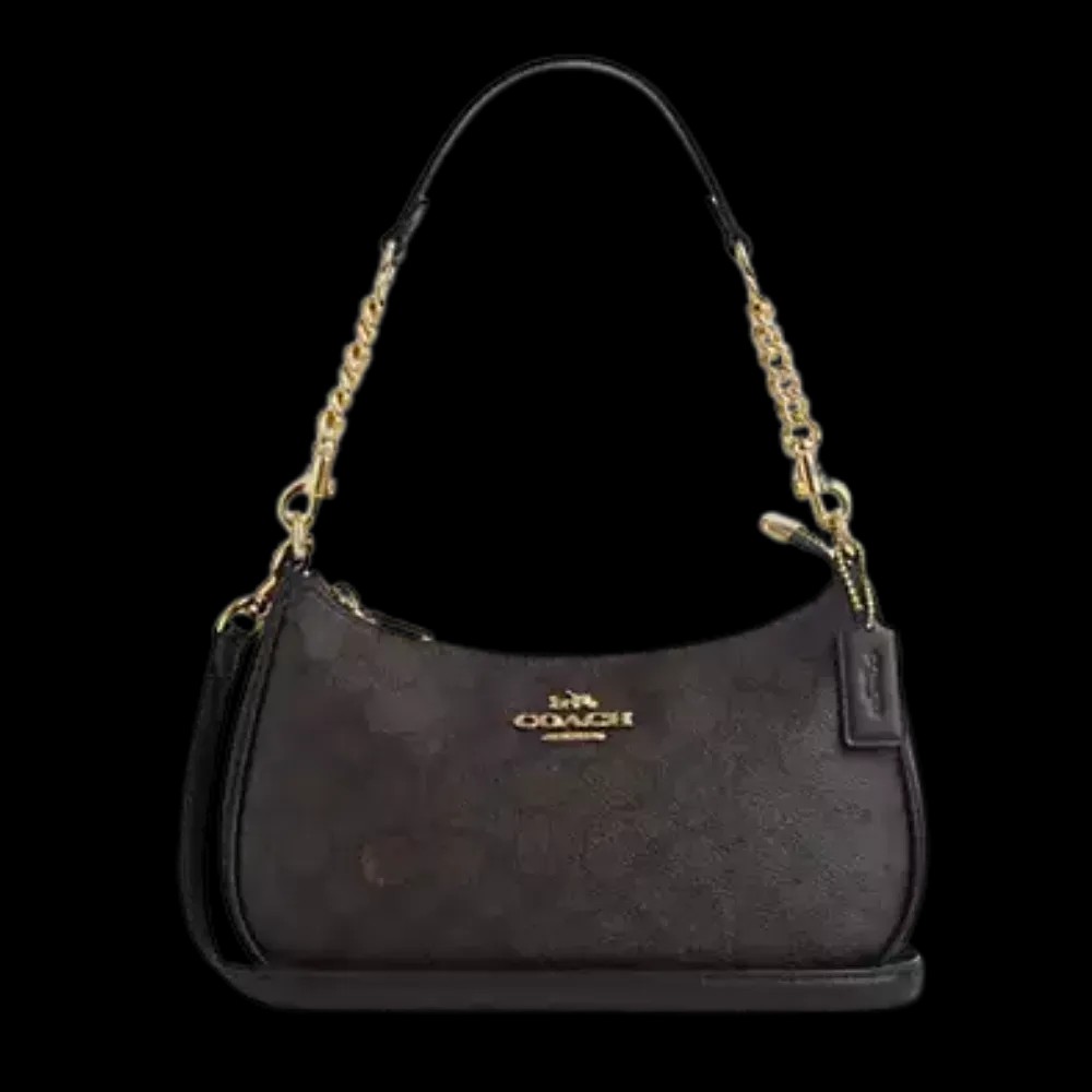 Coach Teri Shoulder Bag In Signature Canvas - HypeFly India View 1