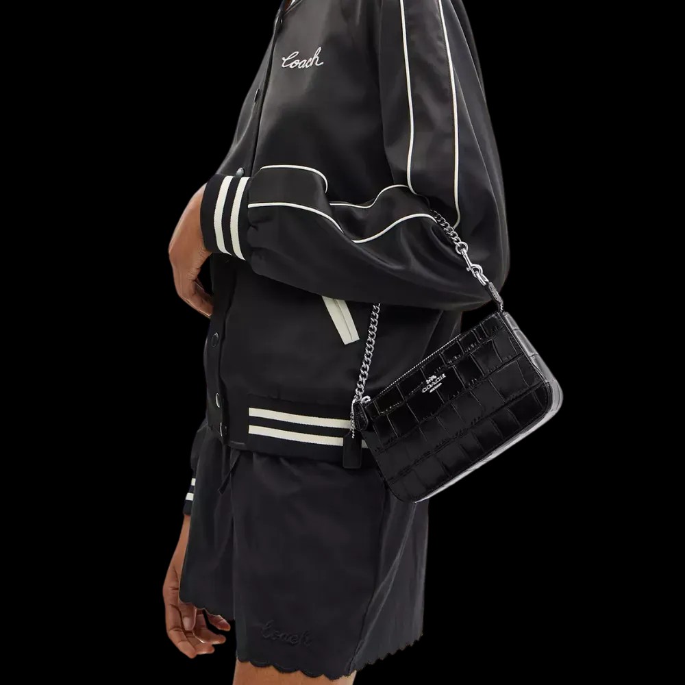 Coach Nolita 19 Embossed Crocodile Black  - HypeFly India View 3