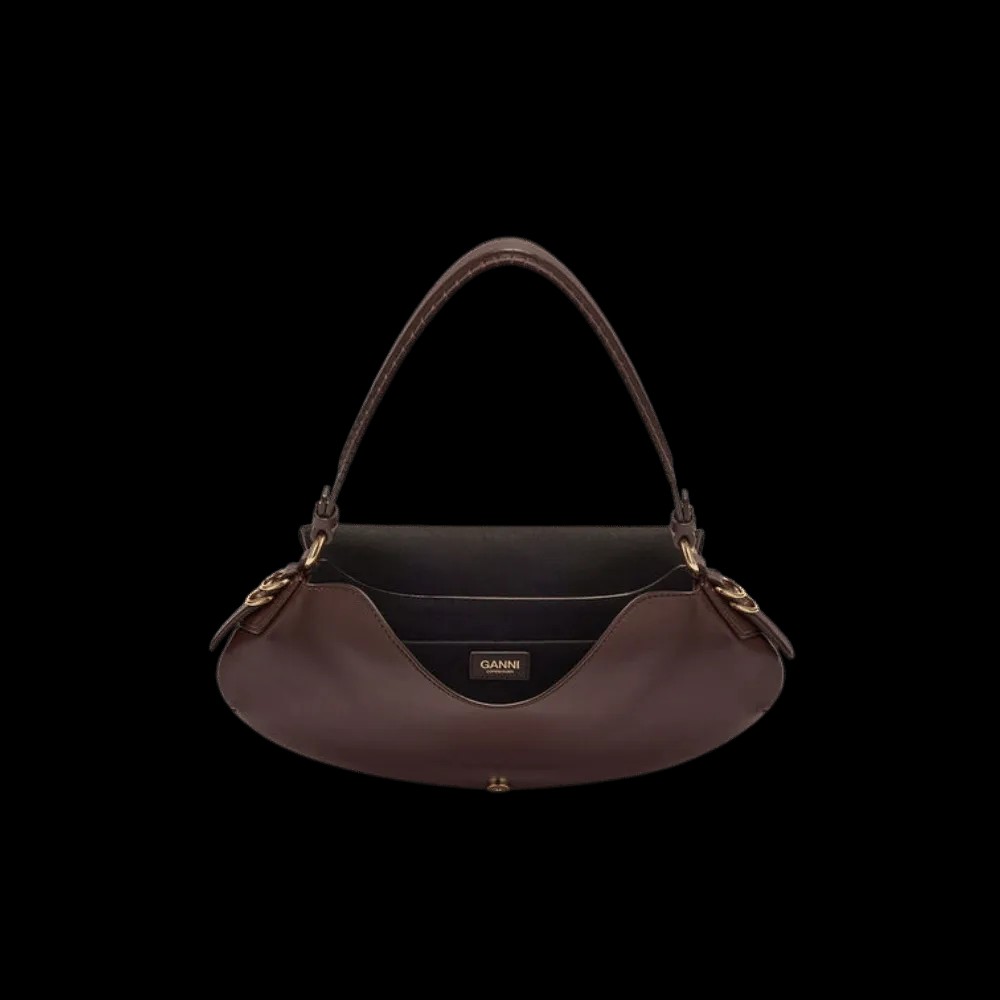 Ganni B-Kat Bag in Brown - HypeFly India View 3