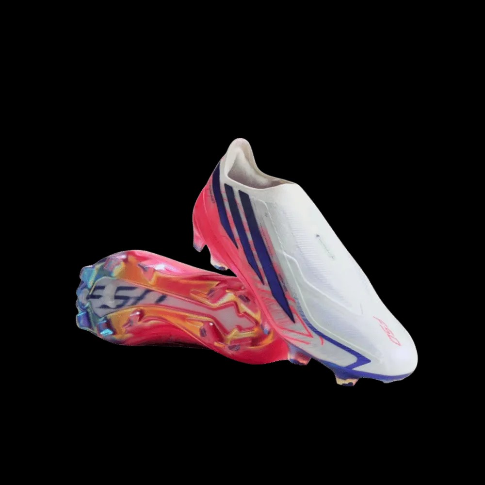 Adidas F50 Hyperfast Elite Laceless Firm Ground Cleats Cloud White - HypeFly India View 3
