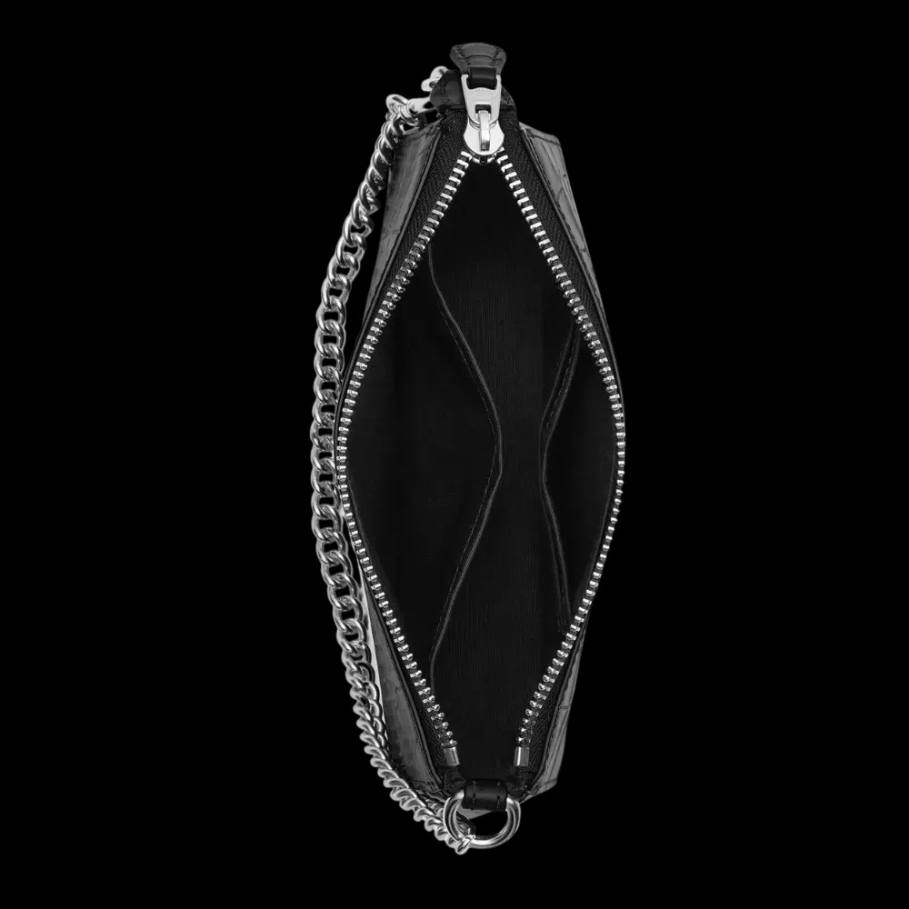 Coach Nolita 19 Embossed Crocodile Black  - HypeFly India View 4