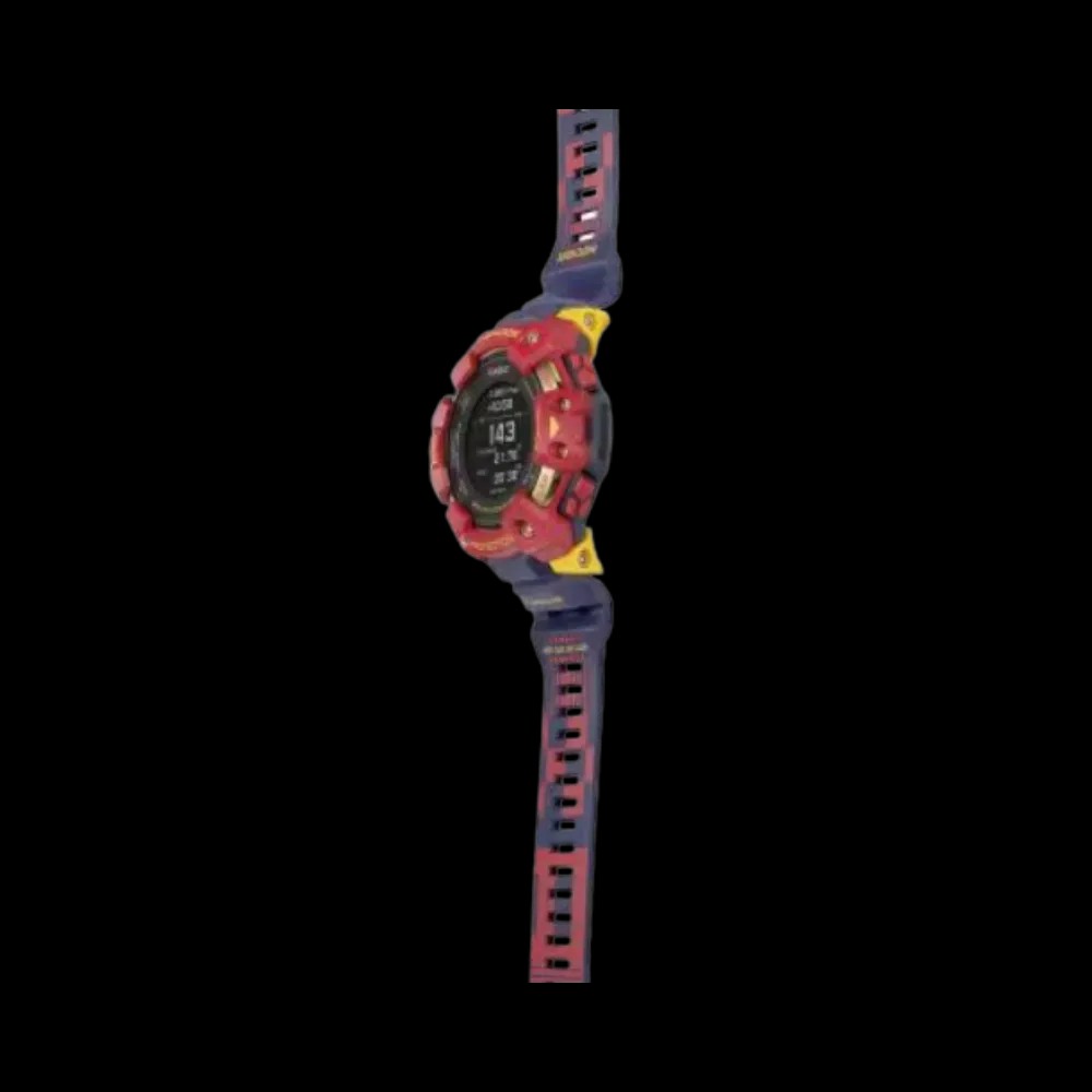 G-Shock Uni GBD100BAR-4 Barcelona Matchday Watch 'Red' - HypeFly India View 4