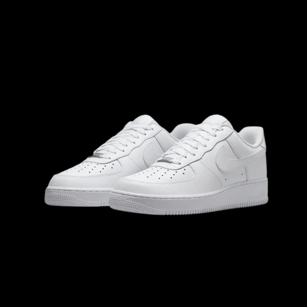 Nike Air Force 1 '07 'Carbon Fiber Pack - White' - HypeFly India View 2