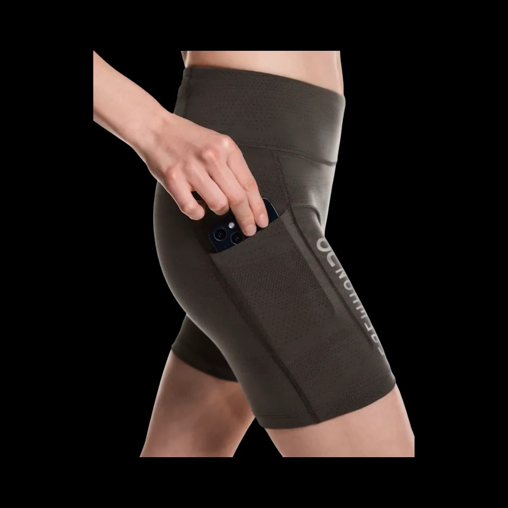 On Short Tights Erewhon Espresso | Black - HypeFly India View 3