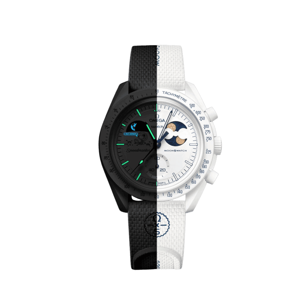 Moonswatch Mission To Earthphase Moonshine Gold "Cold Moon" - HypeFly India View 5