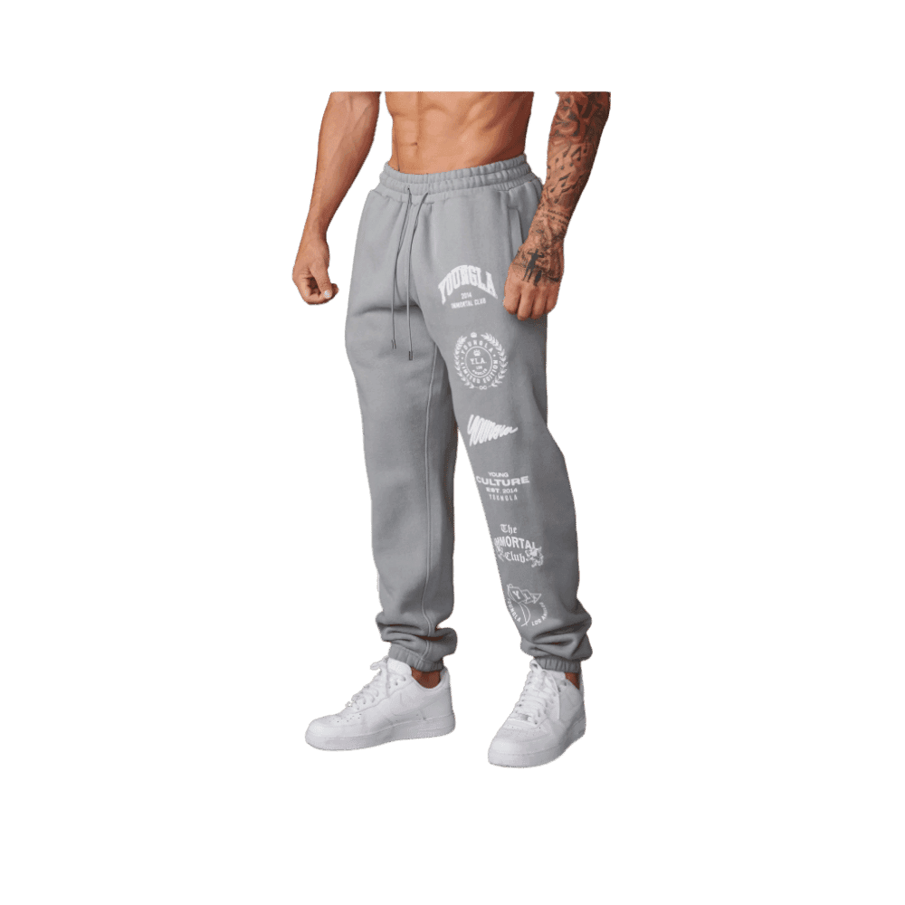 Young LA Immortal Killer Joggers Light Grey - HypeFly India View 2