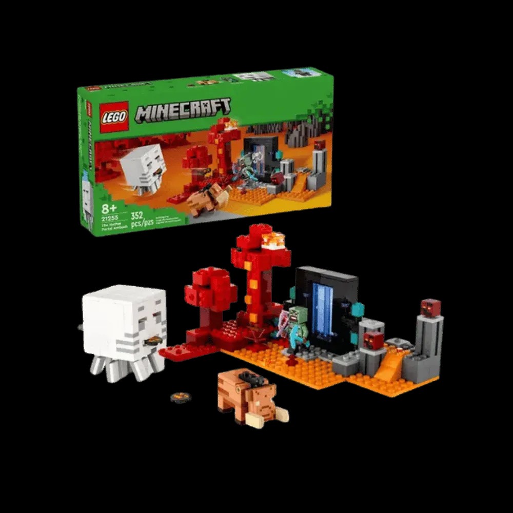 Lego Minecraft The Nether Portal Ambush - HypeFly India View 1