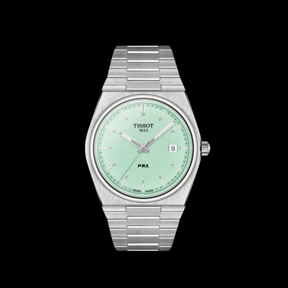 Tissot PRX Quartz Light Green Dial - HypeFly India View 1
