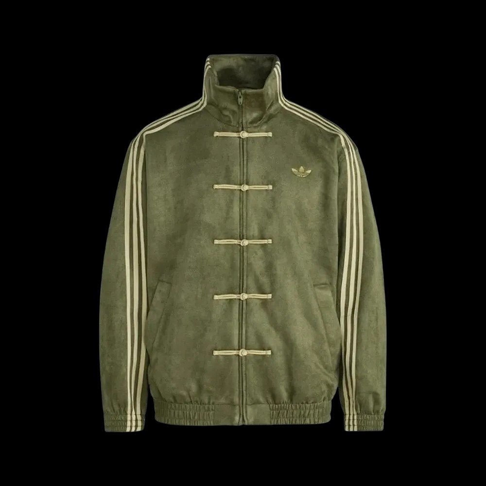 Adidas Originals CTT Chinese Track Top Casual Jacket Olive - HypeFly India View 1