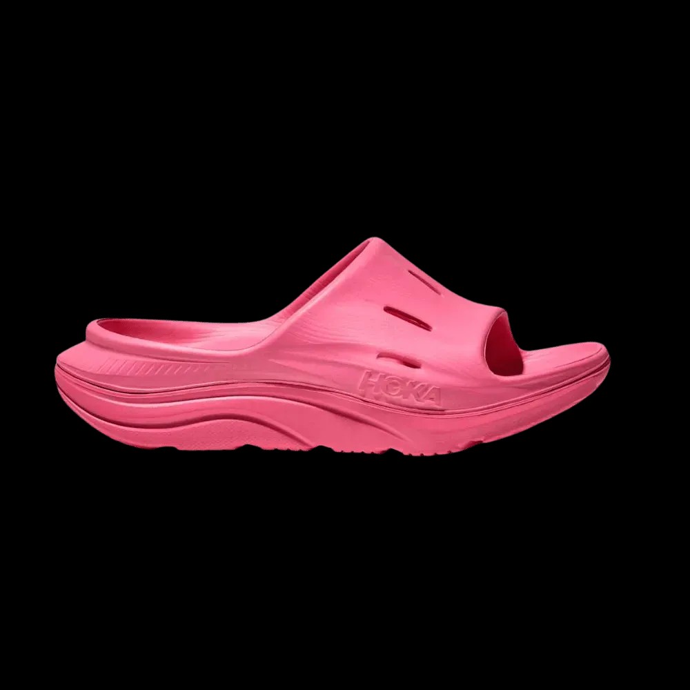 Hoka ORA Recovery Slide 3 "Neon Rose" - HypeFly India View 1