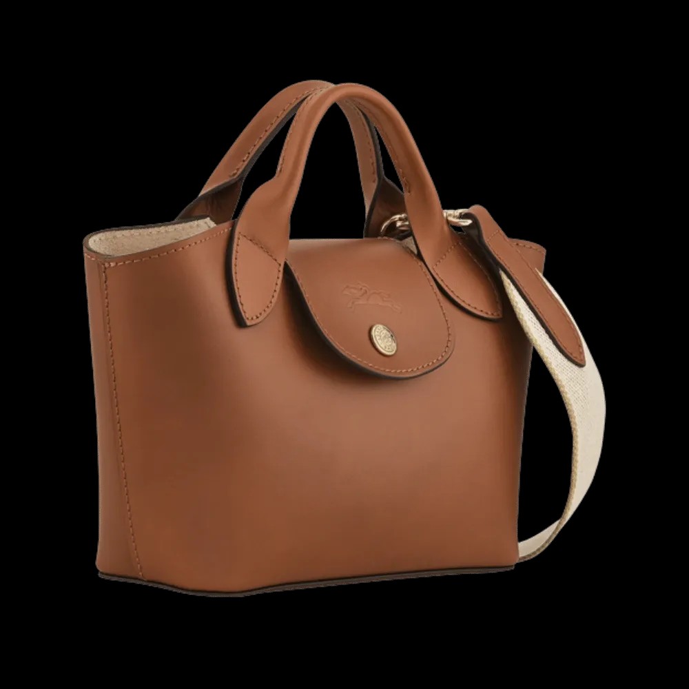 Longchamp Épure XS Tote bag Cognac - Leather - HypeFly India View 3