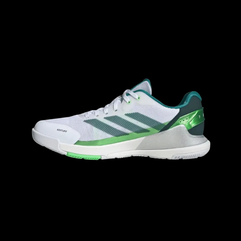 Adidas Crazyquick Padel Cloud White Aurora Ivy Lime Burst - HypeFly India View 2