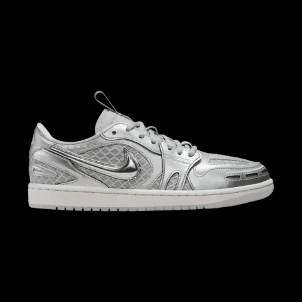 Nike Wmns Air Jordan 1 Low Method of Make V3 'Metallic Silver' - HypeFly India View 1