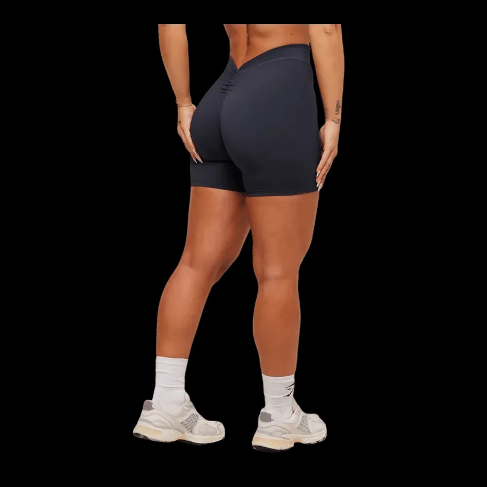 Gymshark Lifting Dipped Waistband Short Heavy Blue - HypeFly India View 2