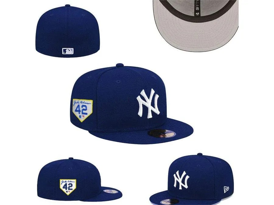 New Era New York Yankees Mens Navy Blue 2023 Jackie Robinson Day - HypeFly India View 1