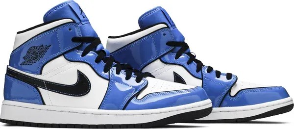 Air Jordan 1 Mid SE 'Signal Blue' - HypeFly India View 2