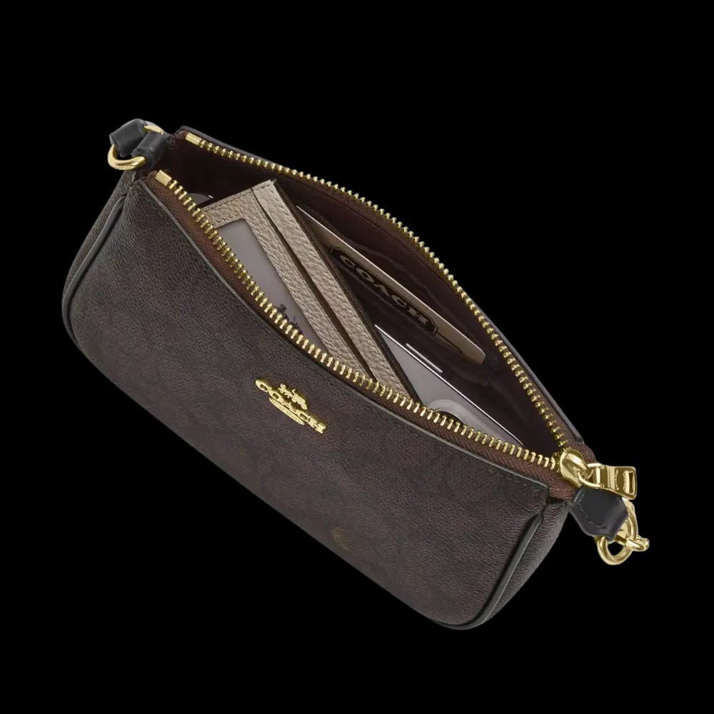 Coach Nolita 19 Embossed Crocodile Black  - HypeFly India View 5