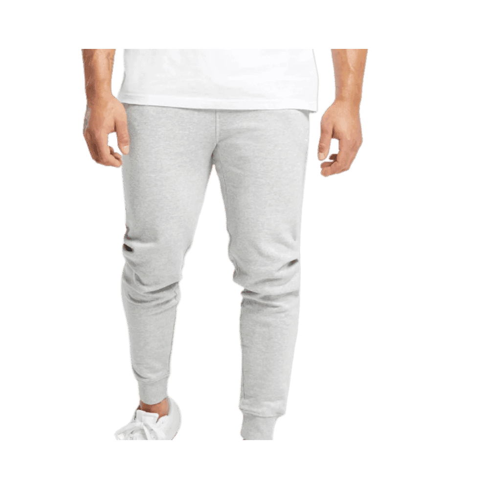 Gymshark Crest Joggers Light Grey Marl - HypeFly India View 1