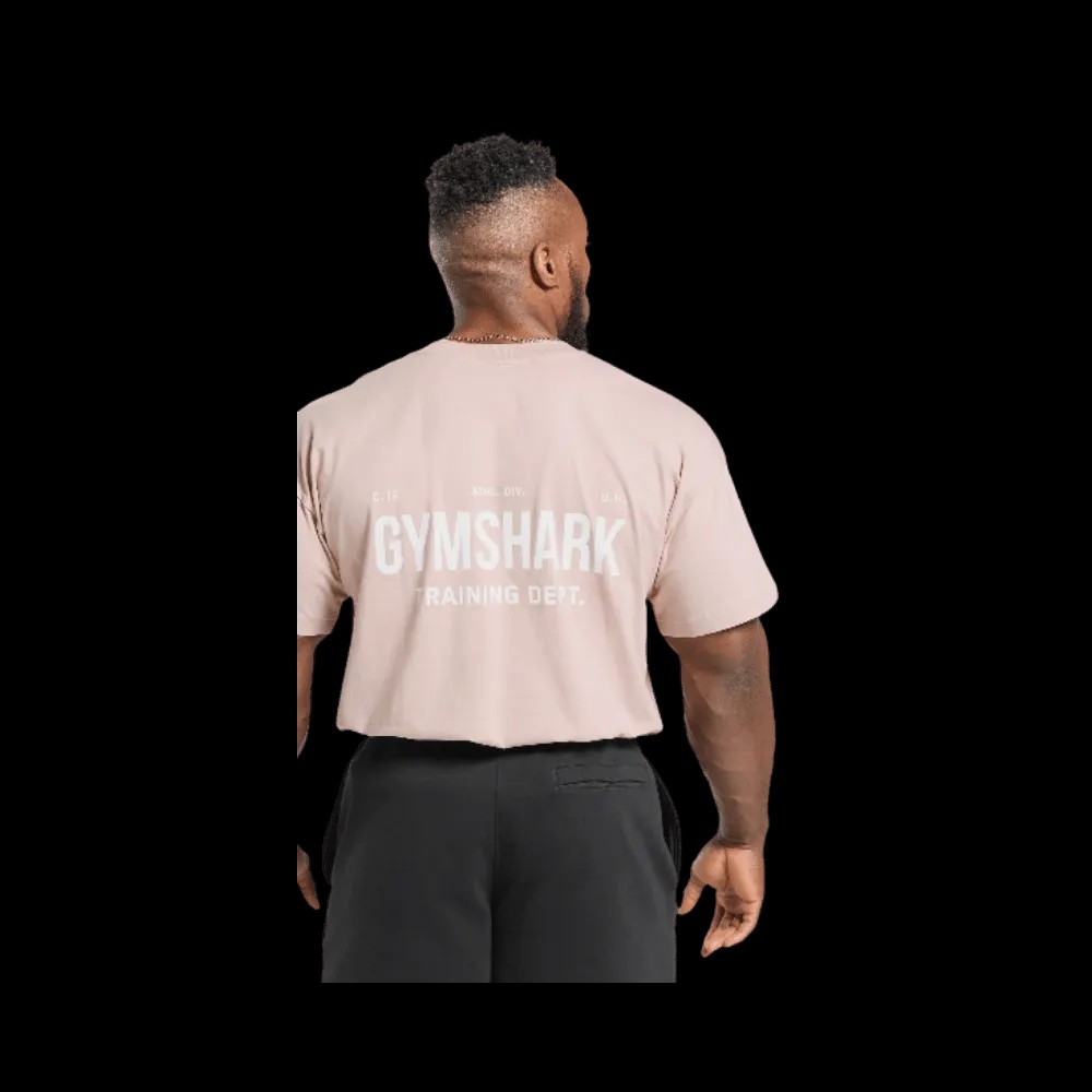 Gymshark Training Dept. T-Shirt Muted Pink - HypeFly India View 2