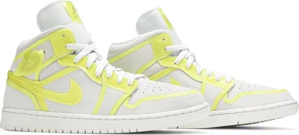 Air Jordan 1 Mid LX 'Off White Opti Yellow' - HypeFly India View 3
