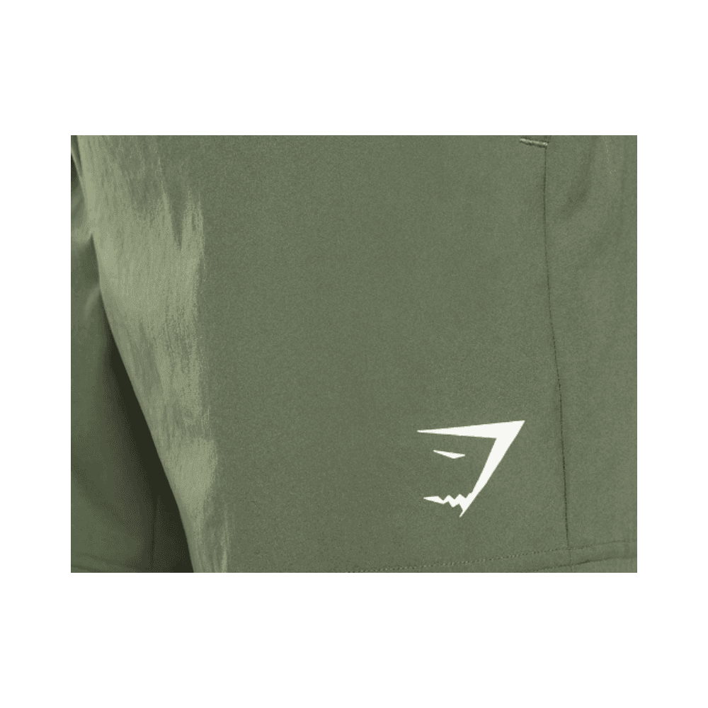 Gymshark Arrival 5" Shorts Core Olive - HypeFly India View 2