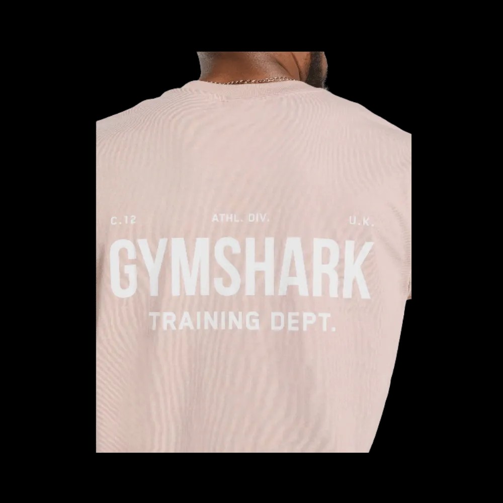 Gymshark Training Dept. T-Shirt Muted Pink - HypeFly India View 5