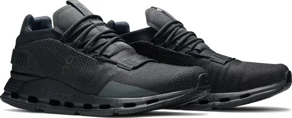 Cloud Nova Black Eclipse On Running - HypeFly India View 2