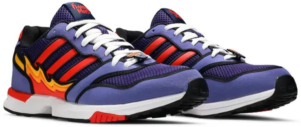 Adidas The Simpsons x ZX 1000 'Flaming Moe's'/ No Box - HypeFly India View 2