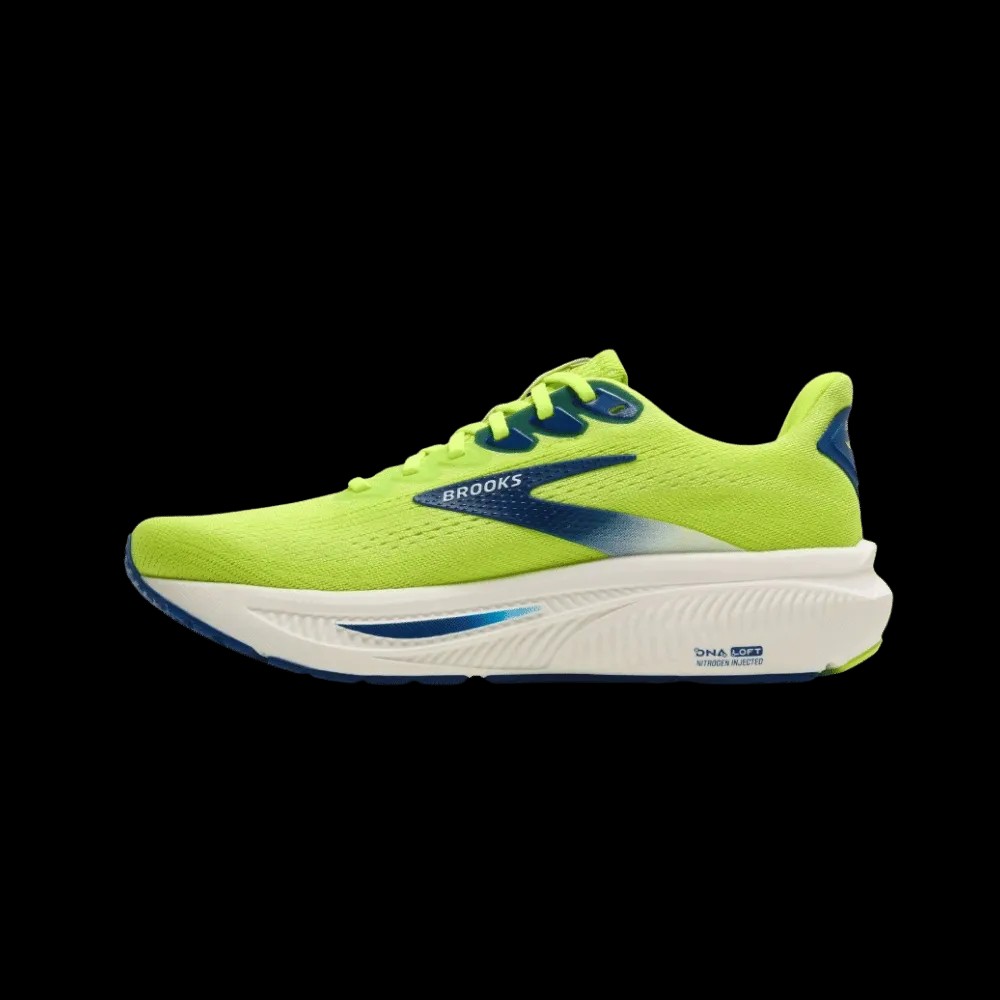 Brooks Ghost 17 Acid Lime Navy White - HypeFly India View 4
