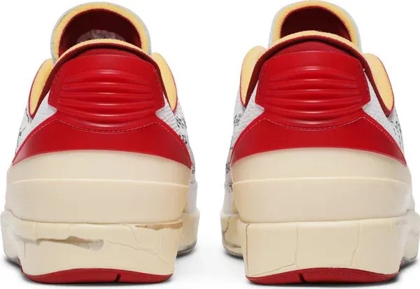 Off-White x Air Jordan 2 Retro Low SP 'White Varsity Red' - HypeFly India View 2