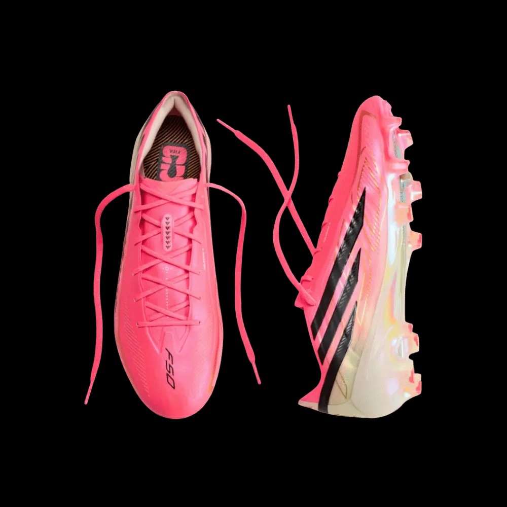 Adidas F50 Hyperfast Elite Firm Ground Soccer Cleats Solar Turbo - HypeFly India View 4