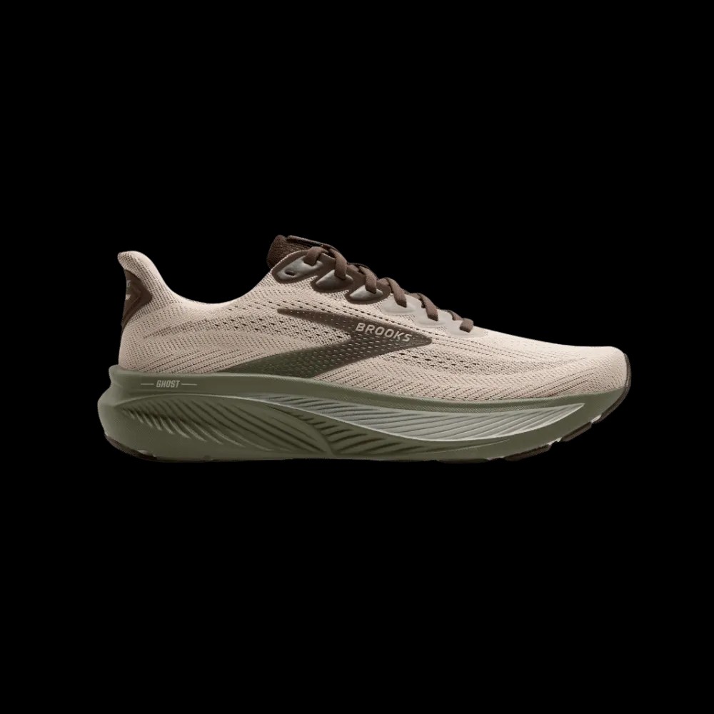 Brooks Ghost 17 Chateau Gray Brown Olive - HypeFly India View 1