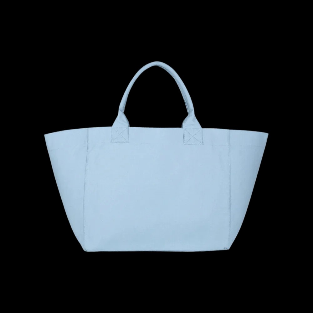 Ganni Blue XXL Animal Print Tote - HypeFly India View 3