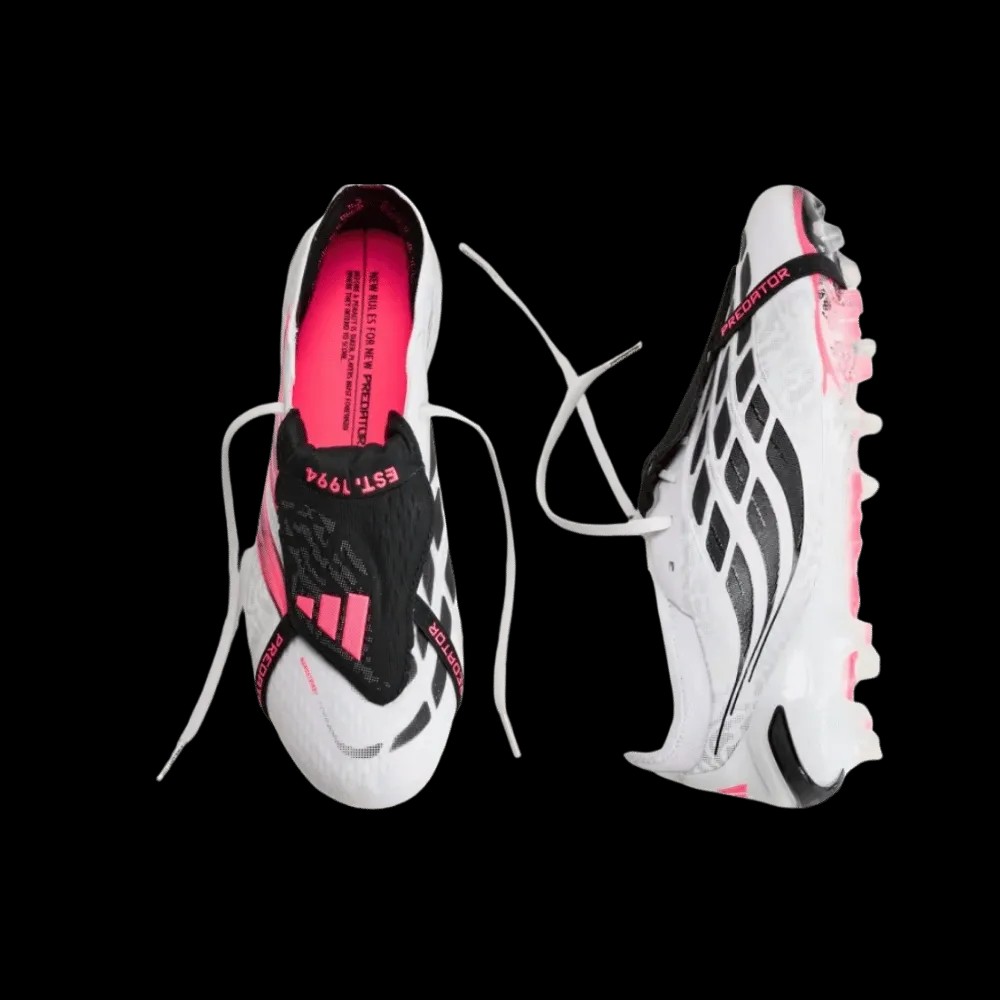 Adidas Predator Elite Fold-Over Tongue Artificial Ground Soccer Cleats Cloud White - HypeFly India View 3