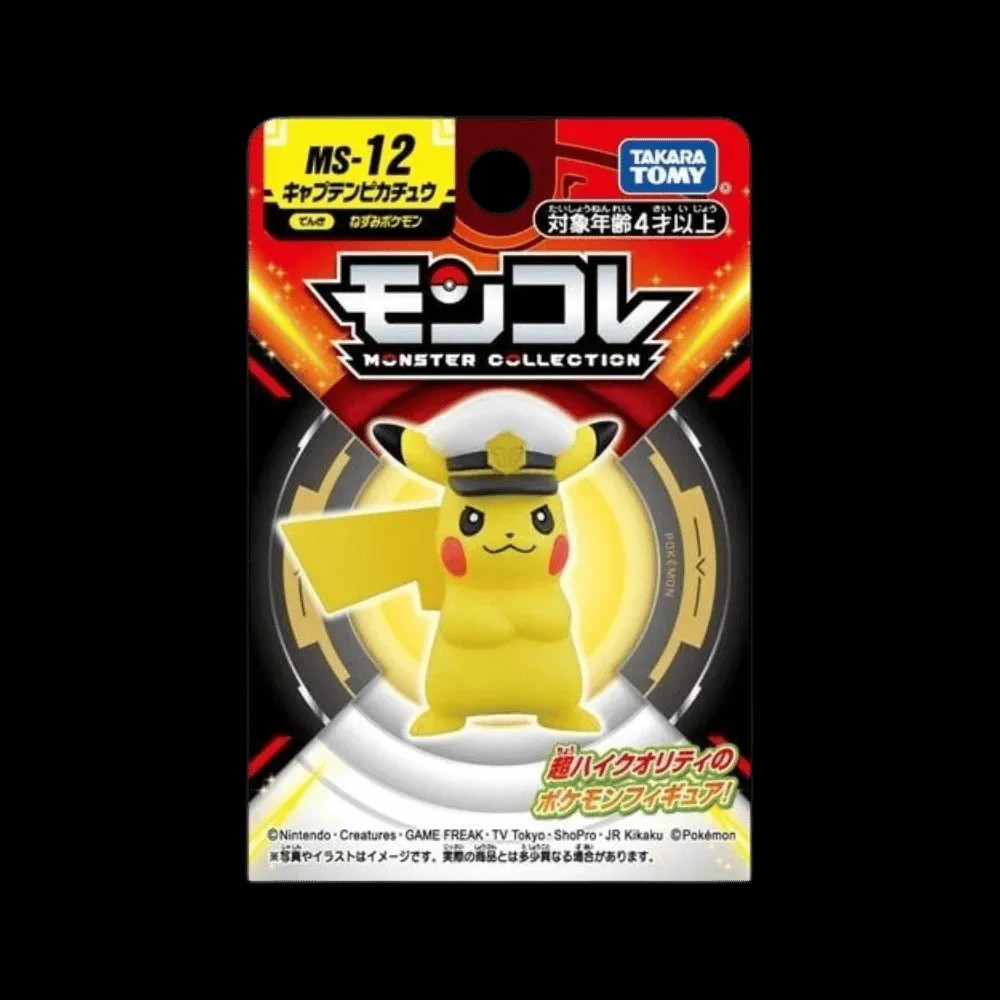 Moncolle MS-12 Captain Pikachu Takara Tomy Tomica Pokemon Monster Figure New - HypeFly India View 3