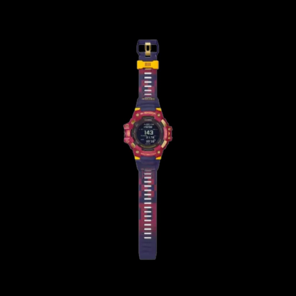G-Shock Uni GBD100BAR-4 Barcelona Matchday Watch 'Red' - HypeFly India View 3