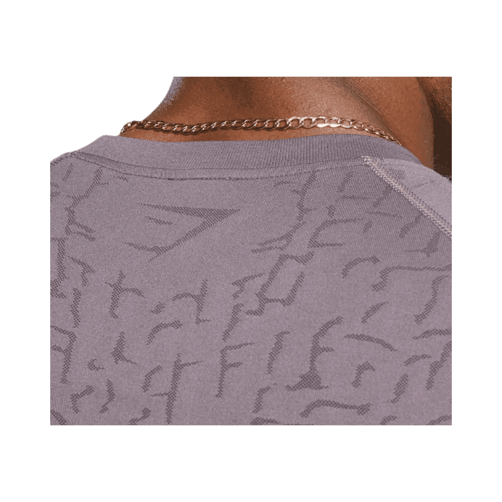 Gymshark Tectonic Seamless T Shirt Brushed Purple/Greyed Purple - HypeFly India View 5