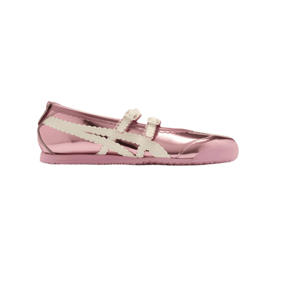 Onitsuka Tiger Mexico 66 TGRS - Metallic Pack Crystal Pink Cream  - HypeFly India View 1