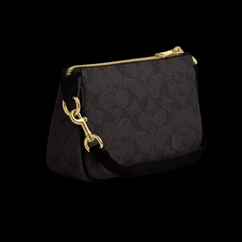 Coach Nolita 19 In Signature Canvas Walnut Black - HypeFly India View 5