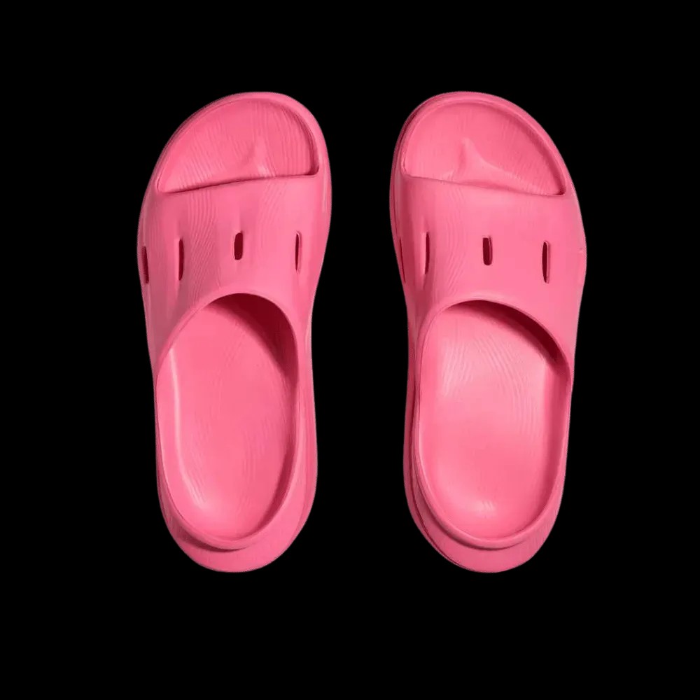 Hoka ORA Recovery Slide 3 "Neon Rose" - HypeFly India View 5