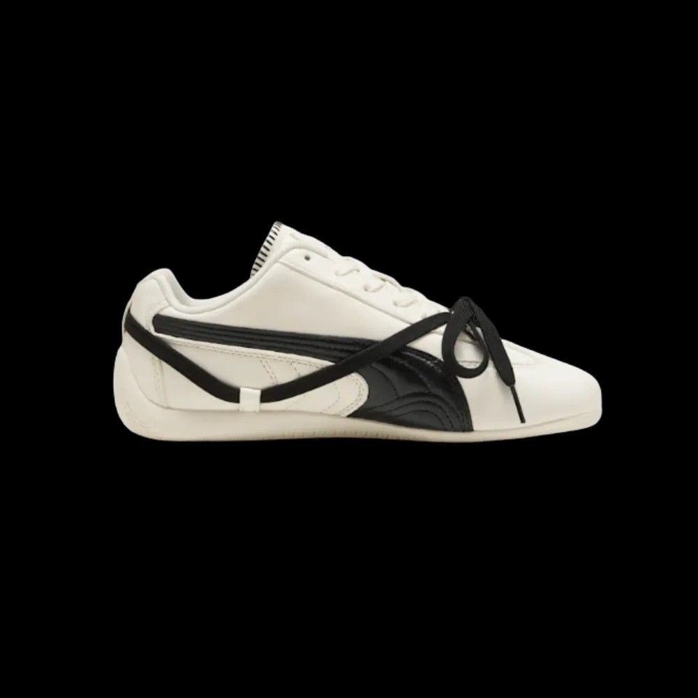 PUMA x ROSÉ Speedcat Sneakers Warm White-PUMA Black - HypeFly India View 1
