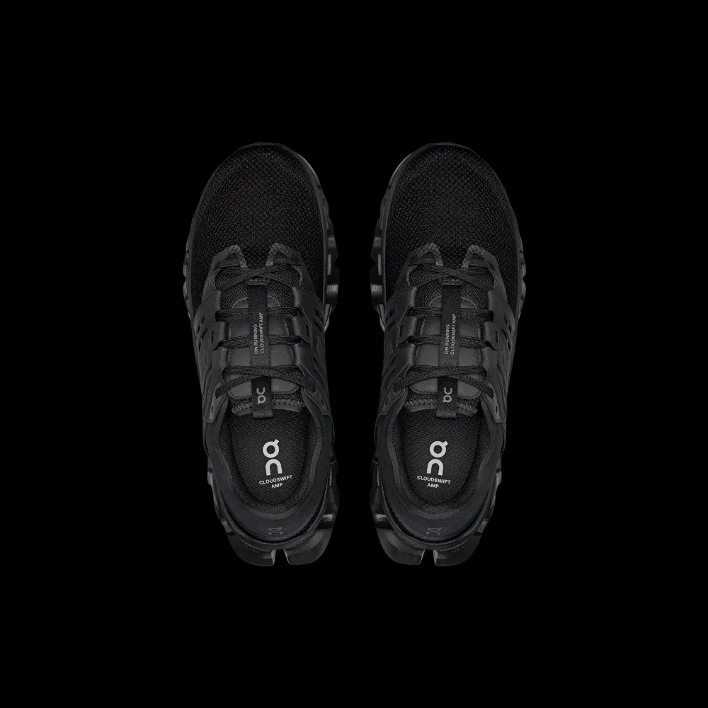 On Running Cloudswift Amp Black - HypeFly India View 5