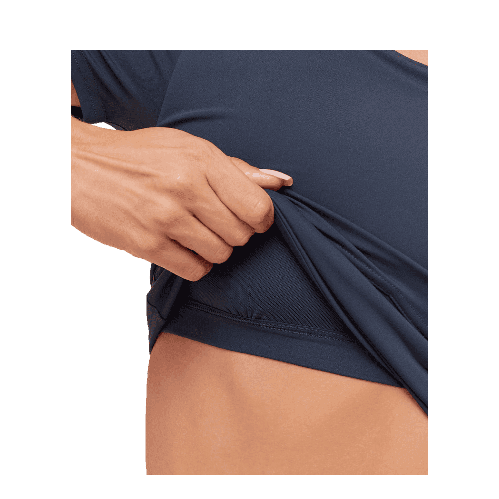 Gymshark Crossover Midi Top with Shelf Heavy Blue - HypeFly India View 5